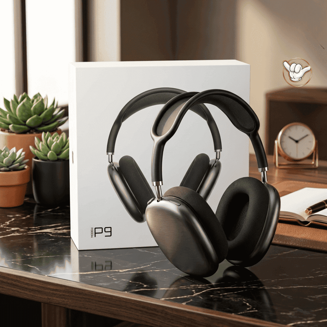 P9 Wireless Headphones | HiFi Bass + TF Card + 6 Colors | MoodOn.pk