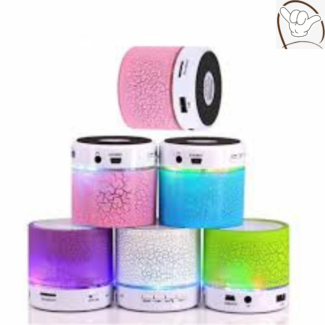 Mini Bluetooth Speaker with SD Card Slot – Wireless, Portable Sound System for Home, PC, and Party Use
