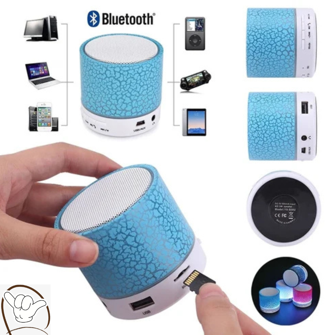 Mini Bluetooth Speaker with SD Card Slot – Wireless, Portable Sound System for Home, PC, and Party Use