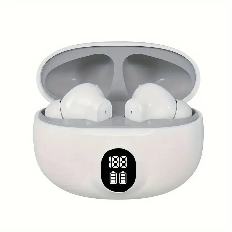 Stereo earbuds white