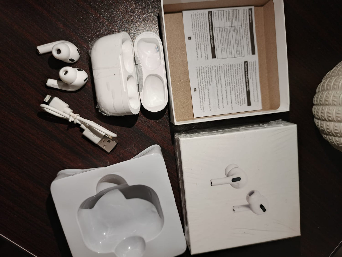 AirPods Pro 2nd Generation | TWS Bluetooth Earbuds | Compatible with Lightning Charging Cable | Best Airbuds, Earpods & Earbuds