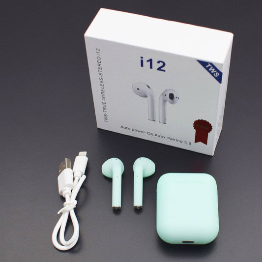 i12 AirPods & Earbuds – Bose-Style Earpods | Best Wireless Earbuds, New AirPods & AirPods Max Look in Pakistan