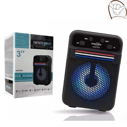 Greatnice Wireless Bluetooth Speaker 3 Inch GTS-1372 | Portable Bose-Style Sound System with Extra Bass