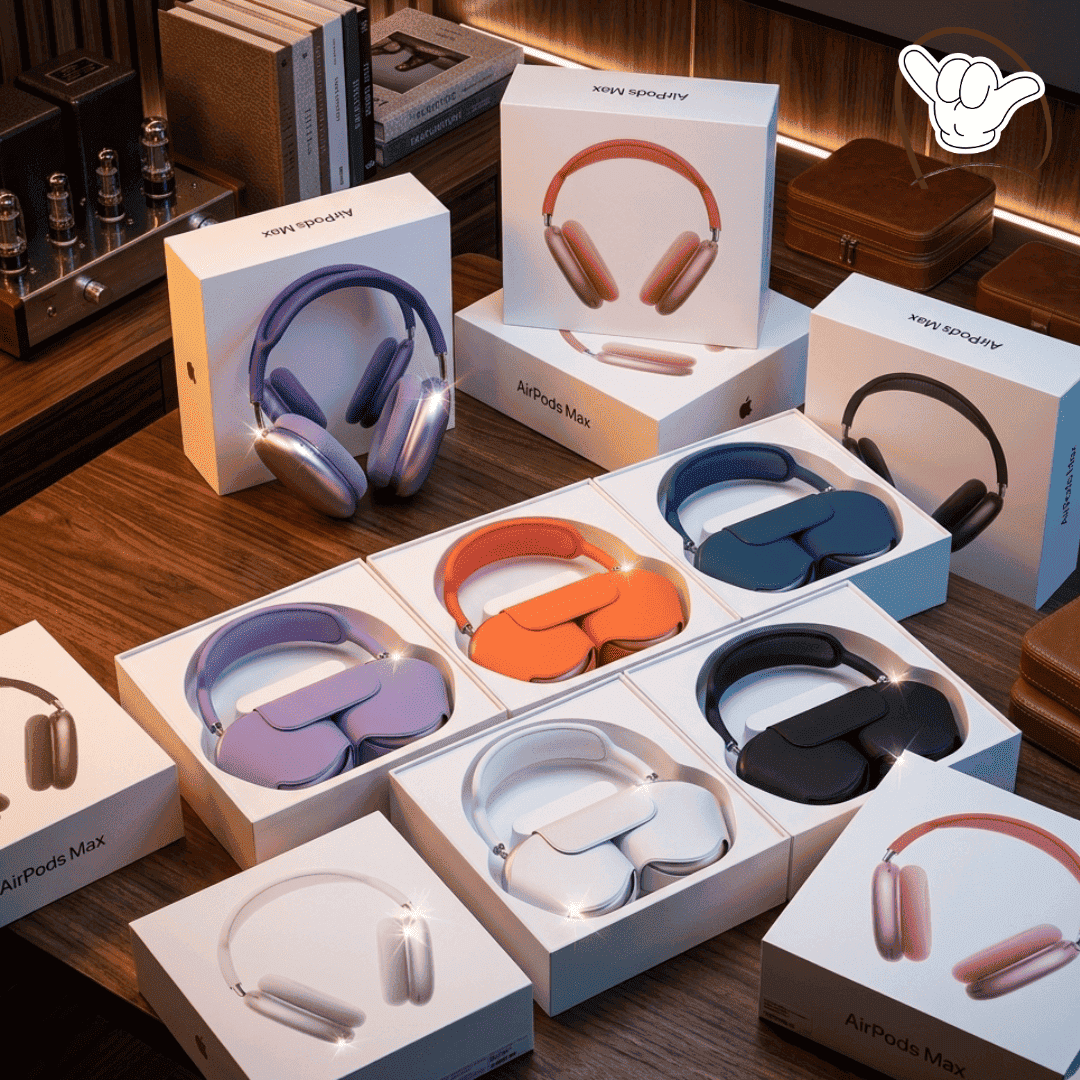 AirPods Max Style Headphones | Deep Bass + Memory Foam | MoodOn.pk