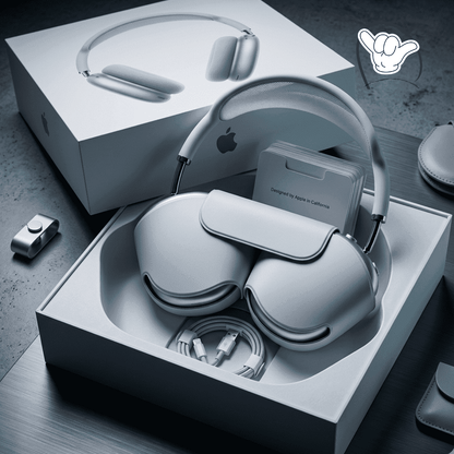 AirPods Max Style Headphones | Deep Bass + Memory Foam | MoodOn.pk