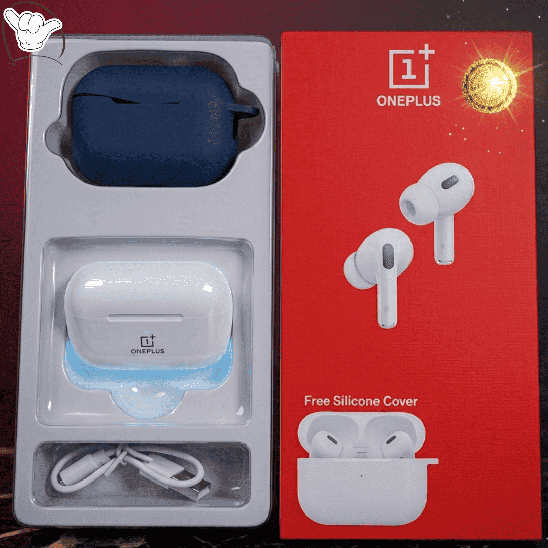 OnePlus Style Earbuds | Premium Sound + Free Case | MoodOn.pk