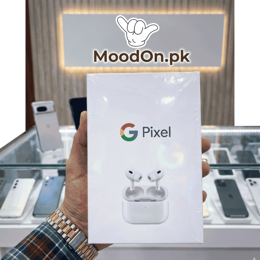 Google Pixel Style Earbuds | Premium Sound + Charging Case | MoodOn.pk