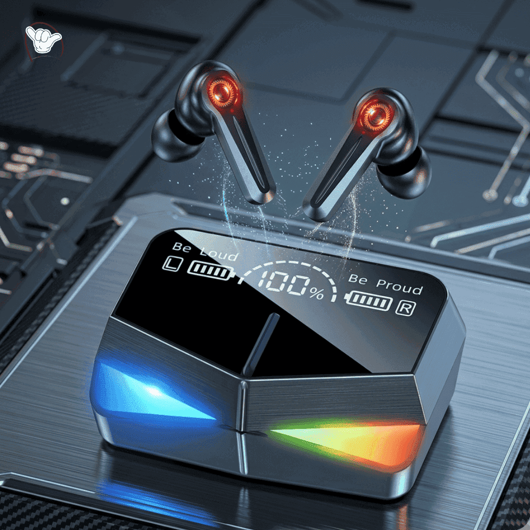 M28 Gaming Earbuds | RGB + Dual Mode + 3500mAh | MoodOn.pk