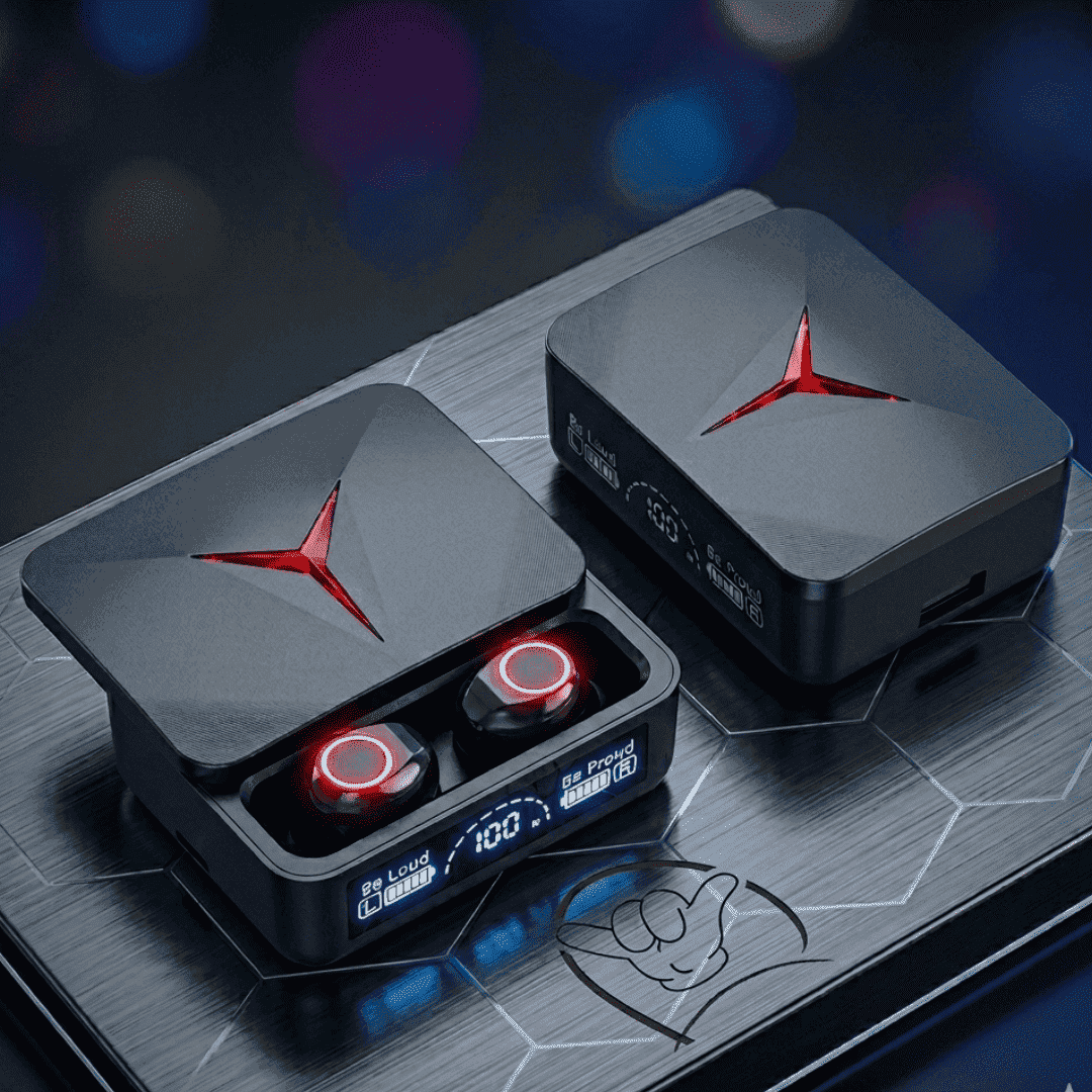 M90 Pro Gaming Earbuds | ENC + HiFi + 3500mAh Case | MoodOn.pk