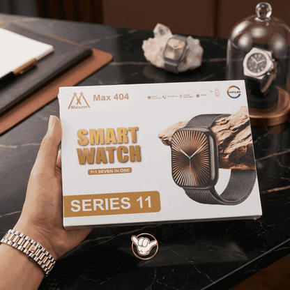 Maixinn Max 404 Smart Watch | AMOLED + 7 Straps + Series 11 | MoodOn.pk