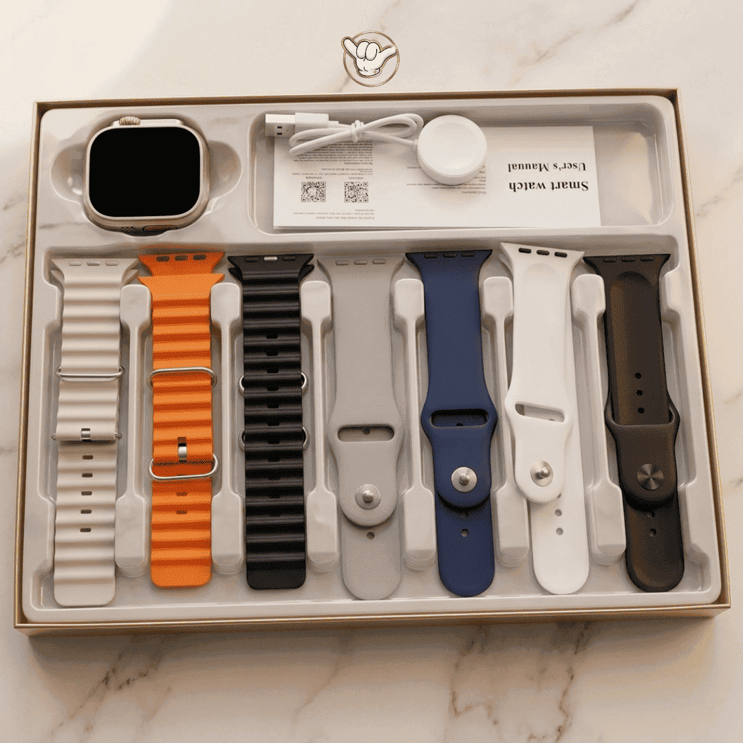 Maixinn Max533 Smart Watch | AMOLED + 7 Straps + Calling | MoodOn.pk