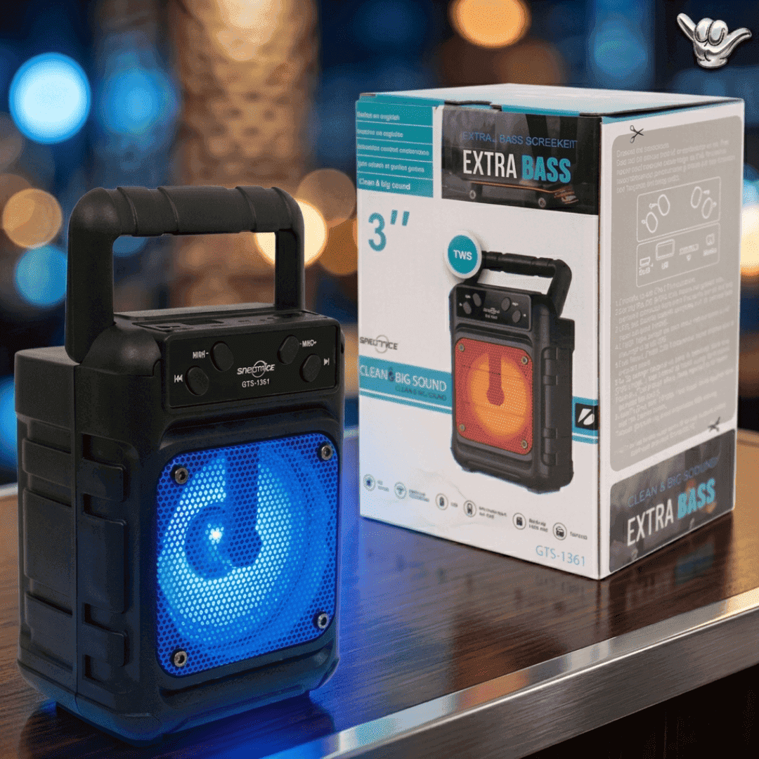 Greatnice GTS Bluetooth Speaker | Extra Bass + FM Radio | MoodOn.pk