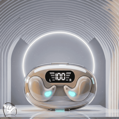 X55 Wireless Earbuds | Extra Bass + LED Display | MoodOn.pk