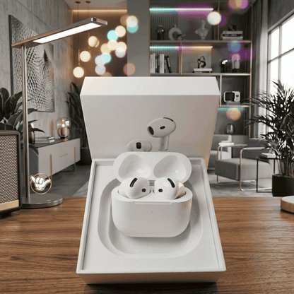 AirPods Pro 4th Gen | ANC + ENC + Popup Display | MoodOn.pk