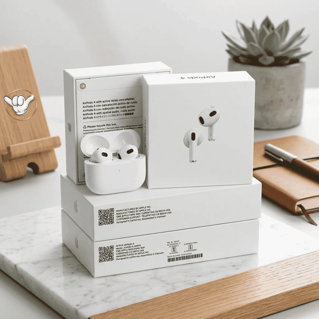 AirPods Pro 4th Gen | ANC + ENC + Popup Display | MoodOn.pk