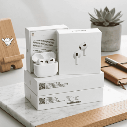 AirPods Pro 4th Gen | ANC + ENC + Popup Display | MoodOn.pk