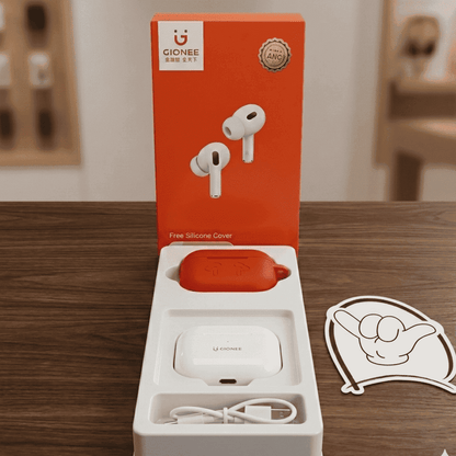 Gionee ANC Earbuds | Noise Cancel + Free Case | MoodOn.pk