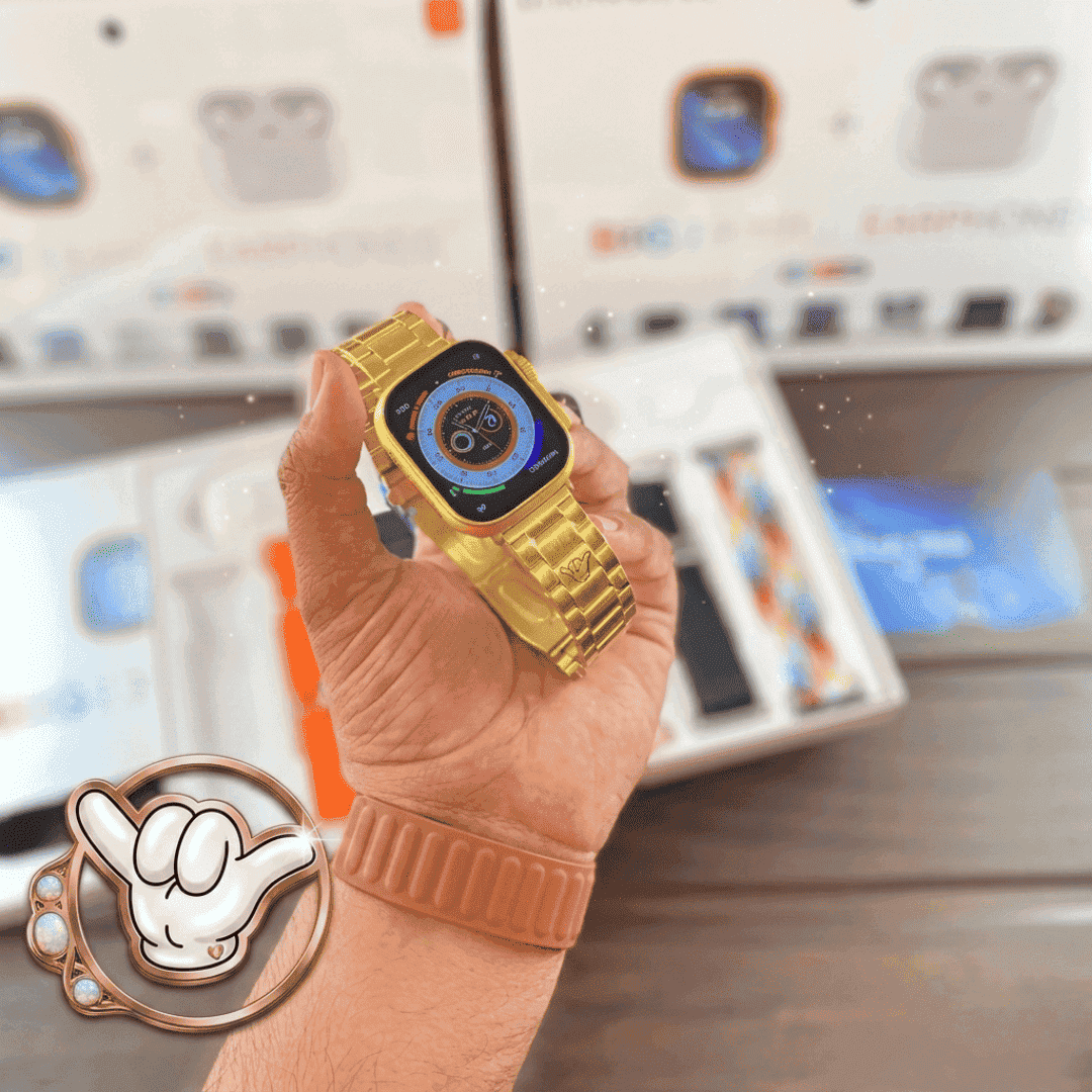 i20 Ultra 3 Max Smart Watch | 10in1 + Free Earbuds + 7 Straps | MoodOn.pk