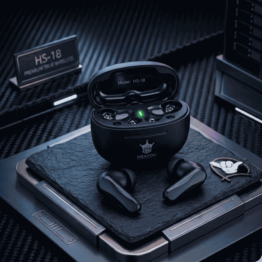 ME$YOU HS-18 Earbuds | Touch Control + 15H Battery | MoodOn.pk