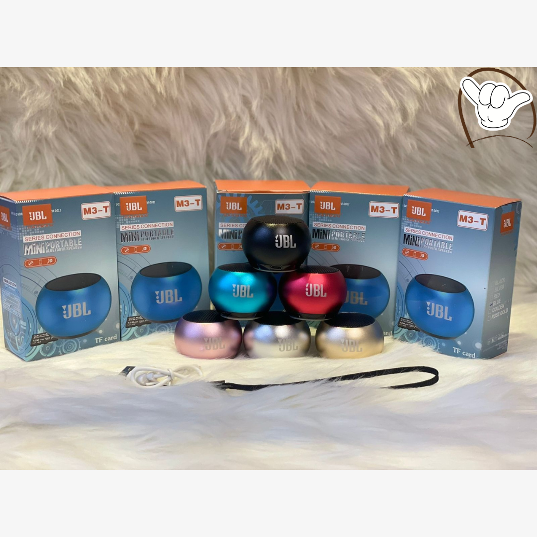 JBL M3 T Mini Bluetooth Speaker with SD Card Slot | Wireless Speaker | Portable Sound System with Extra Bass