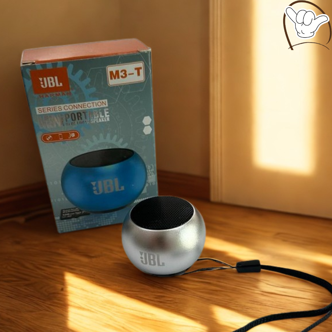 JBL M3 T Mini Bluetooth Speaker with SD Card Slot | Wireless Speaker | Portable Sound System with Extra Bass