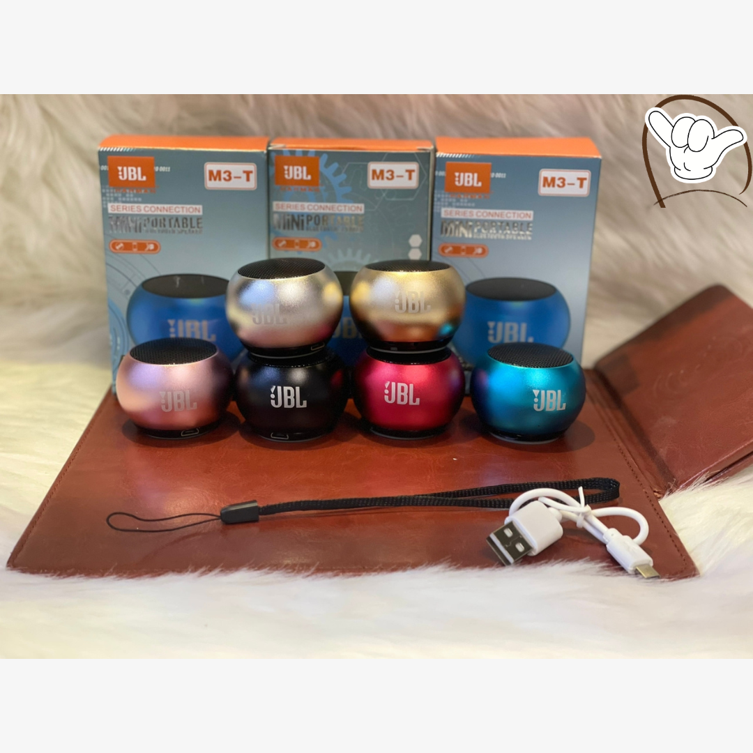 JBL M3 T Mini Bluetooth Speaker with SD Card Slot | Wireless Speaker | Portable Sound System with Extra Bass